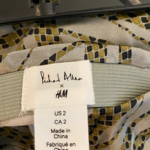 H&M x Richard Allen Satin Skirt sz 2 - Picture 7 of 7